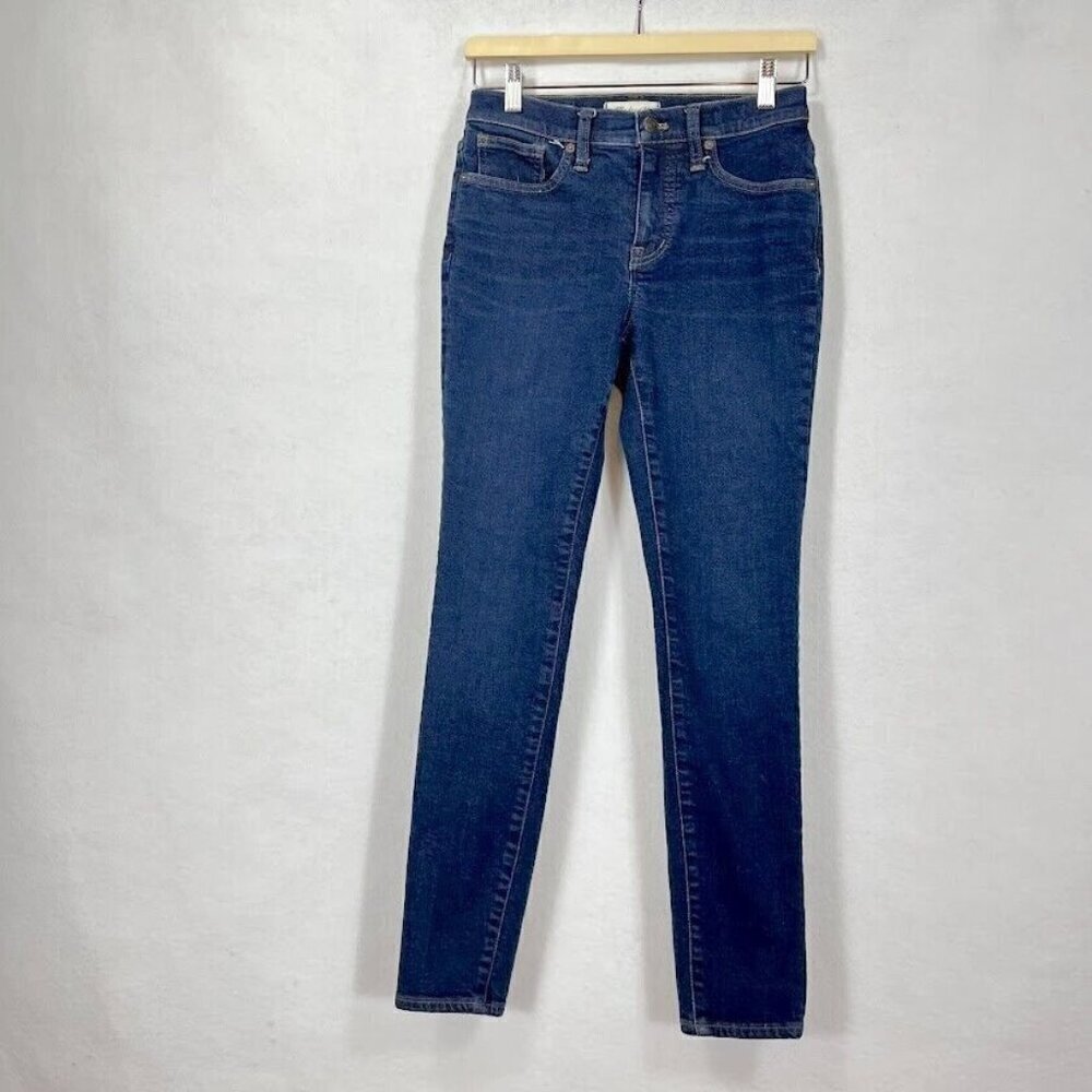Madewell 9" Mid-Rise Skinny Jeans Dark Wash 26